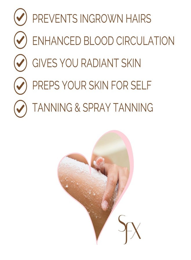 SunFX Exfoliating Gloves | Deep Cleansing Body Scrub Mitt for Pre-Tanning & Dead Skin Removal | Reusable Gloves for Smooth, Soft Skin | Ideal for Self-Tanning Prep & Full Body Exfoliation (Pink) - Image 4