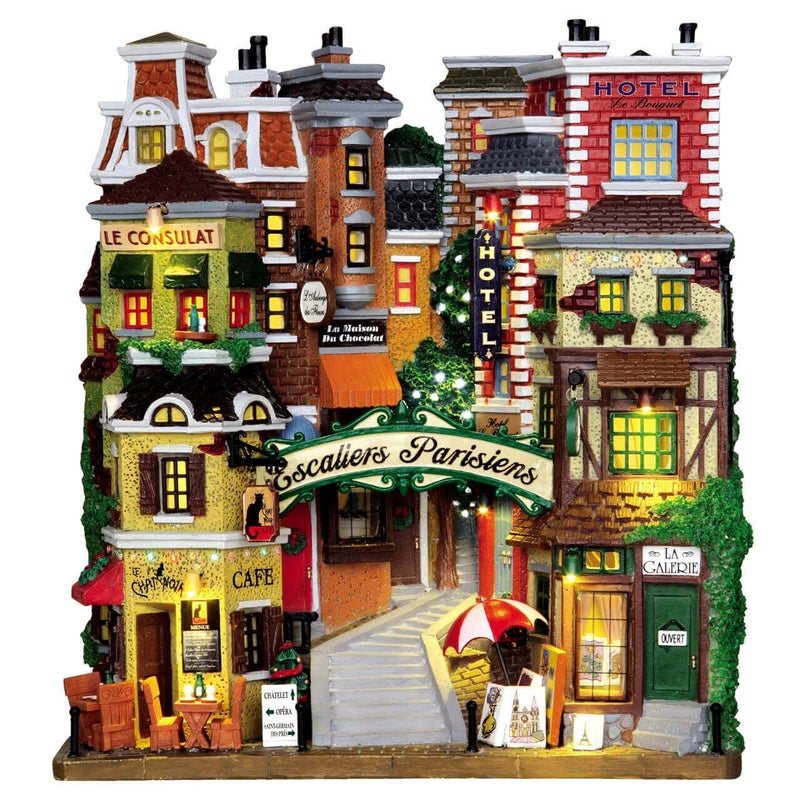 Lemax Lemax Parisian Stairs Battery Operated 45V 25402 