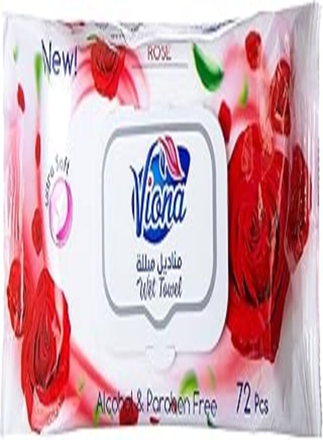Viona Rose Wet Towel, 72 Pieces