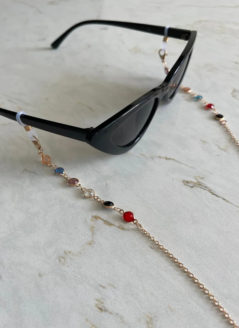 Anita's Rainbow Stones Sunglasses Chain