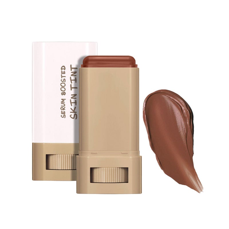 SWETIYOU Beauty Balm Serum Boosted Skin Tint, Foundation Makeup Stick Hydrating Tinted Moisturizer, Lightweight and Buildable Solid Tinted Hydrating Serum Foundation Contour Stick, Natural Finish(02#) - Image 1