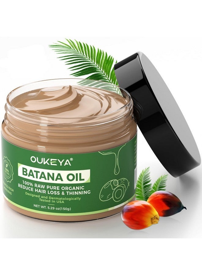 OUKEYA Raw Batana Oil for Hair Growth, 100% Natural Pure Dr. Sebi Batana Oil from Honduras, Organic Batana Oil Hair Growth Oil for Prevent Hair Loss, Enhances Hair Thickness, for Men & Women 5.3 oz - Image 1