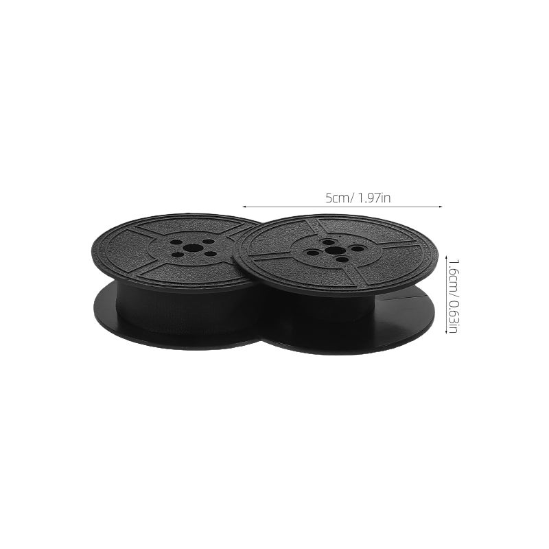 Vintage Manual Typewriter Ribbon Twin Spool Black Ink 4 Pair Set Replacement - Image 3