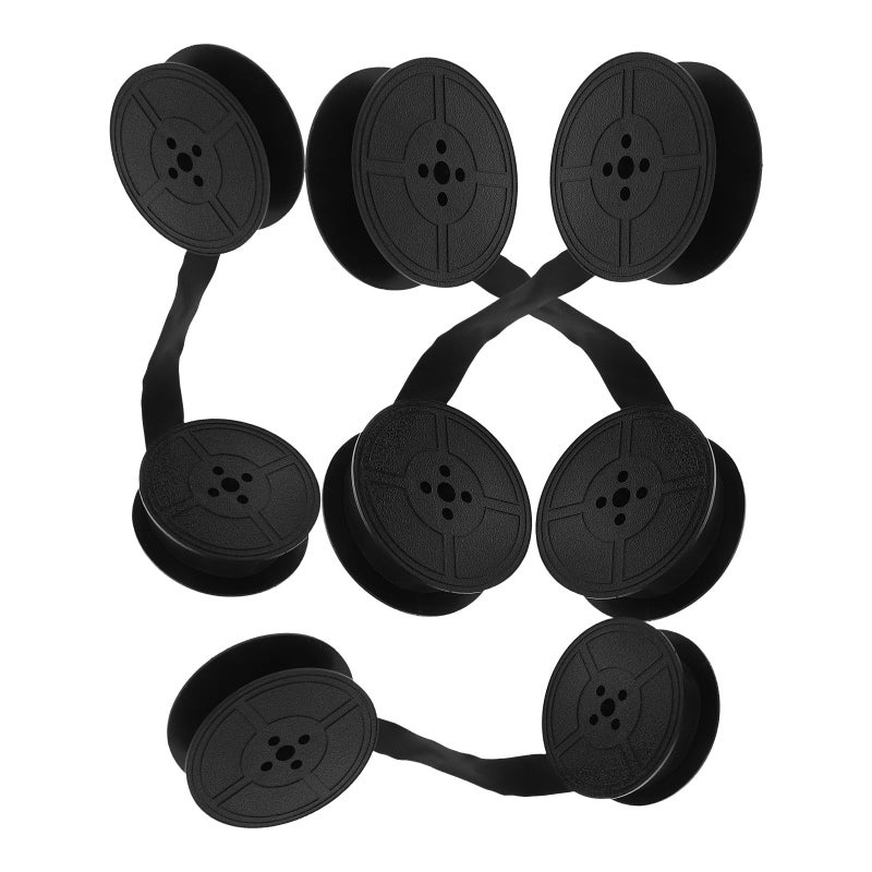 Vintage Manual Typewriter Ribbon Twin Spool Black Ink 4 Pair Set Replacement - Image 2