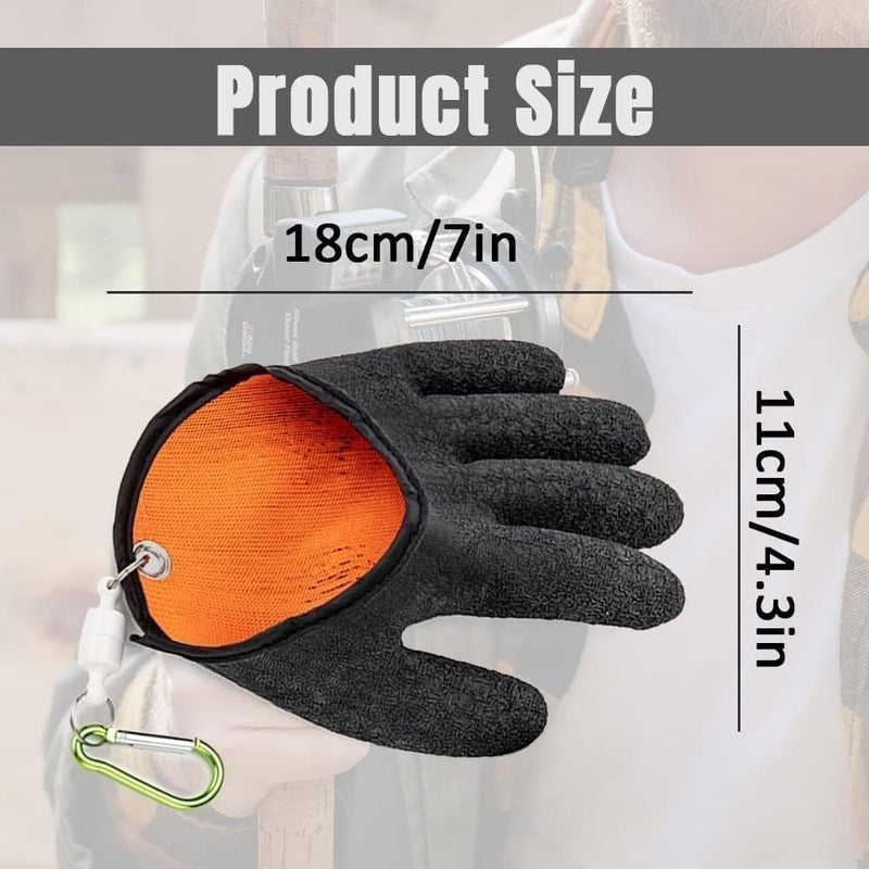 Aputue Fishing Gloves 1 Pair Non-Slip Grip Gloves for Men and Women, Breathable Elastic Outdoor Sports Gear for Kayaking Fly Bass Angling, Adjustable Wrist Strap Protective Sun Sailing Apparel - Image 2