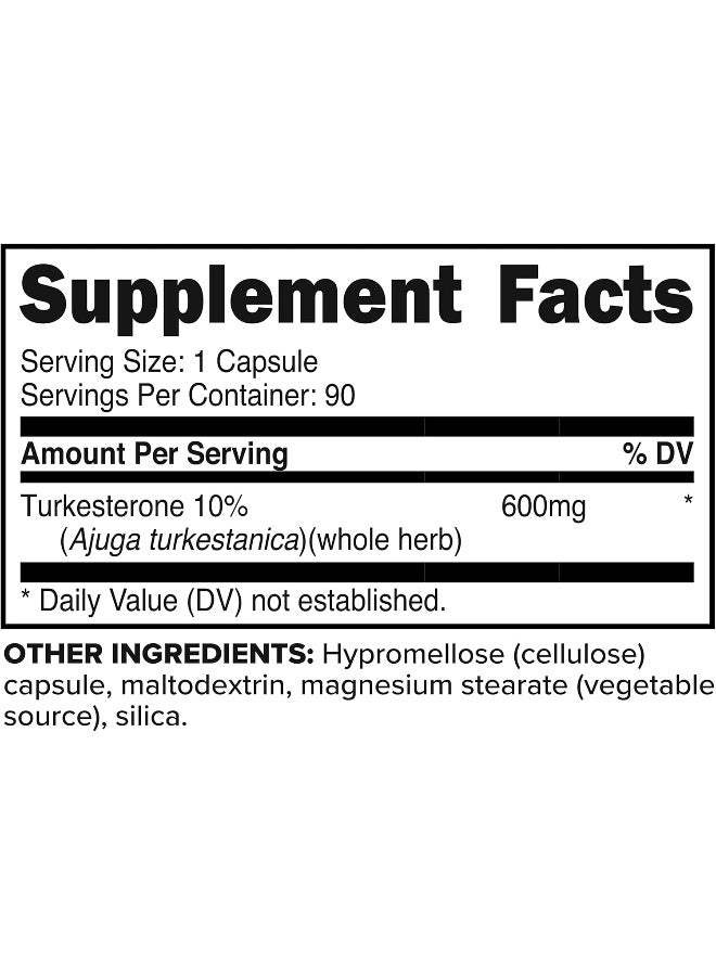 Primaforce بريمافورس تركيستيرون 600 ملغ، 90 كبسولة - مكمل غير معدل وراثيًا وخالي من الغلوتين - Image 2