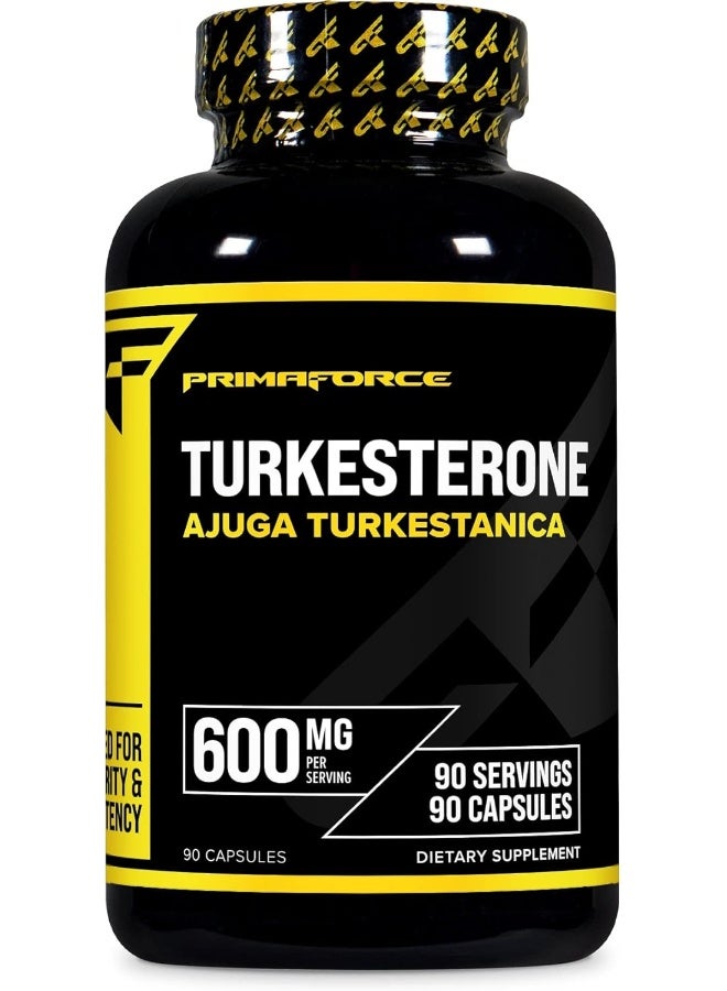 Primaforce بريمافورس تركيستيرون 600 ملغ، 90 كبسولة - مكمل غير معدل وراثيًا وخالي من الغلوتين - Image 1