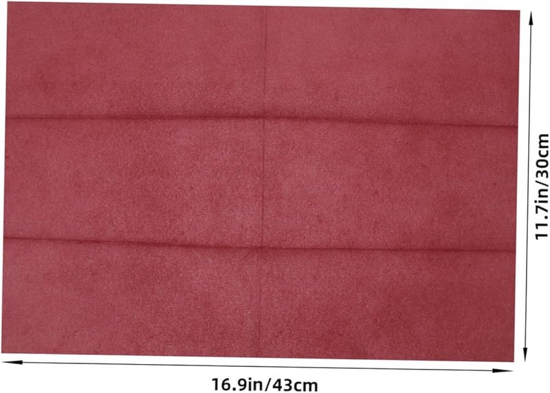 Burgundy Disposable Napkins 50 Count Soft Paper Hand Towels for Weddings Parties Bathrooms - Image 3