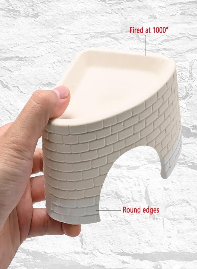 Flushbay Reptiles Hideout Humidification Cave Reptile Moisture Hide Corner Humid Hide House for Leopard Geckos, Snakes, Lizards, Frogs - Image 5