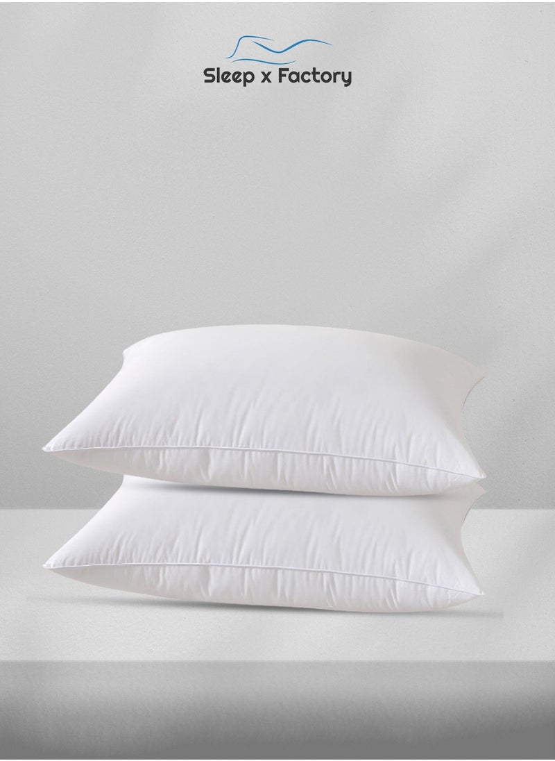 Sleep x Factory - 2 Hotel Cotton Pillows - Image 1