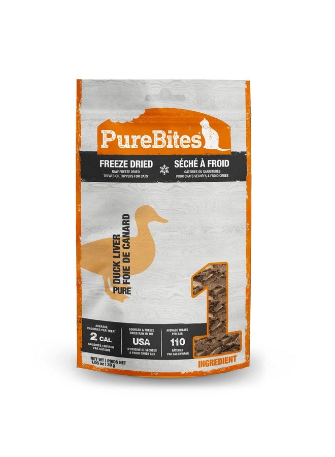 PureBites Duck for Cats, 1.05oz / 30g - Value Size - Image 1