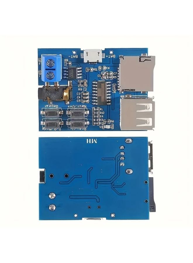 قطعة واحدة وحدة فك ترميز USB MP3 مشغل لبطاقة TF مع مكبر صوتي USB الصغير 5V - Image 2