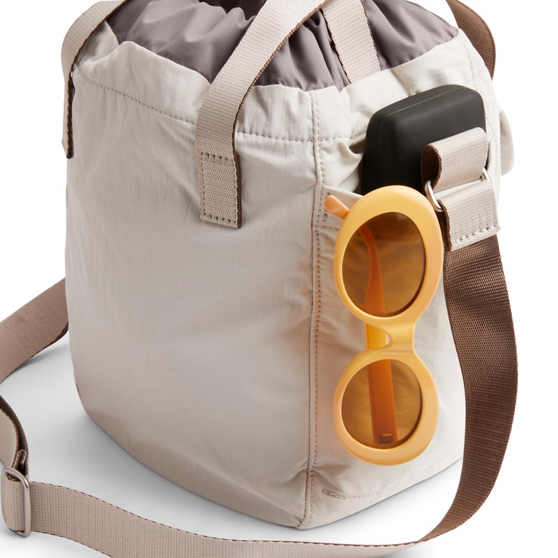 Bellroy Cinch Bucket Bag (compact 9 liter lightweight crossbody bag with external organization, internal zip pocket, adjustable shoulder strap, and adapts to be carried three ways) - Oat - Image 2