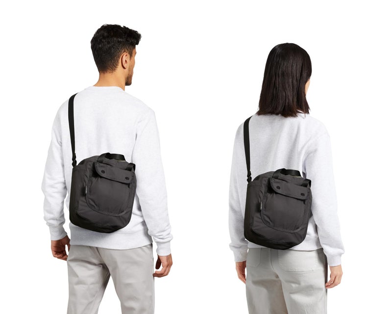 Bellroy Cinch Bucket Bag (compact 9 liter lightweight crossbody bag with external organization, internal zip pocket, adjustable shoulder strap, and adapts to be carried three ways) - Oat - Image 3