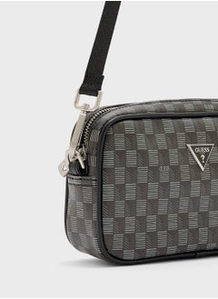 GUESS Logo Detail Zip Over Toiletry Bags  - Image 3