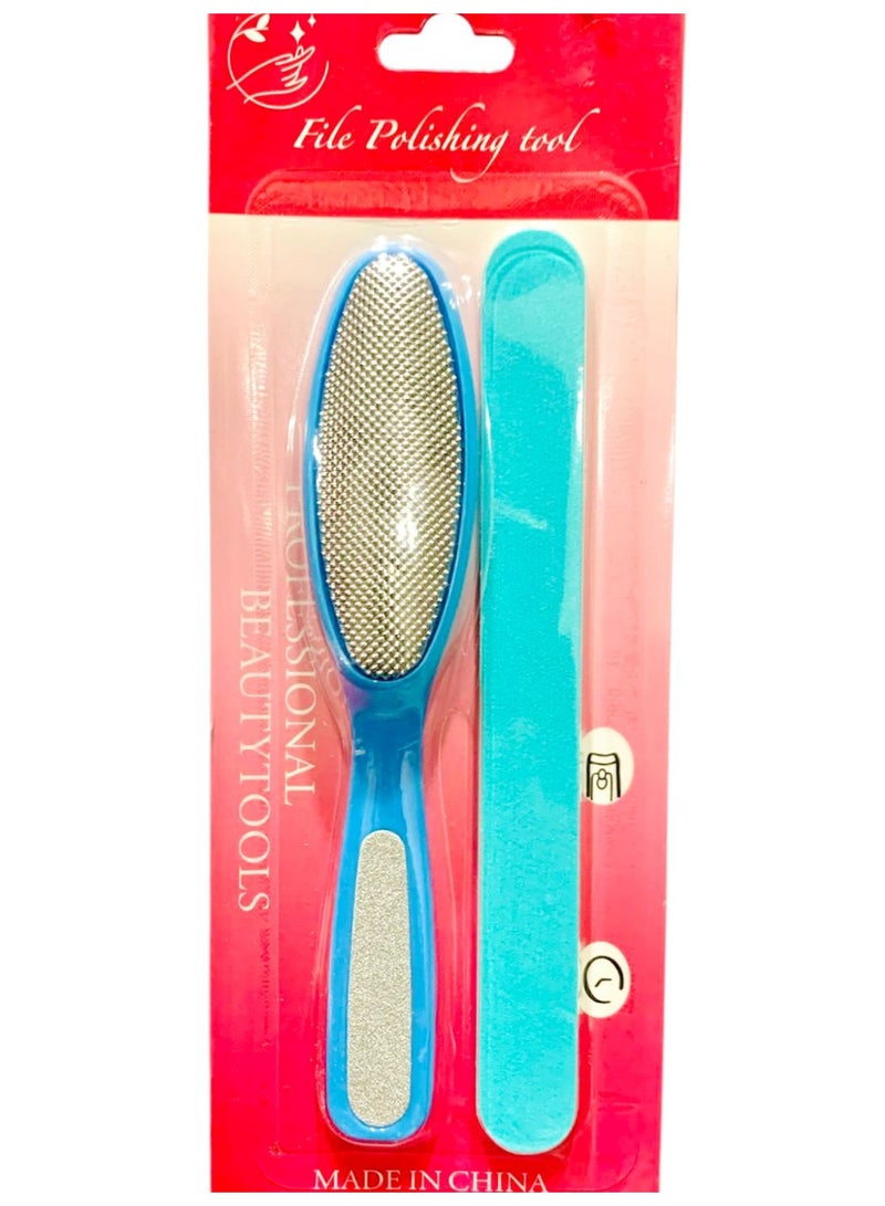 Foot rasp Foot File and Callus Remover Foot Exfoliating Scrub Rub Board Dead Skin Calluses Removal Pedicure Care Pedicure Metal Surface Tool Can be Used on Both Wet and Dry feet Hand and Nail Care multi colour