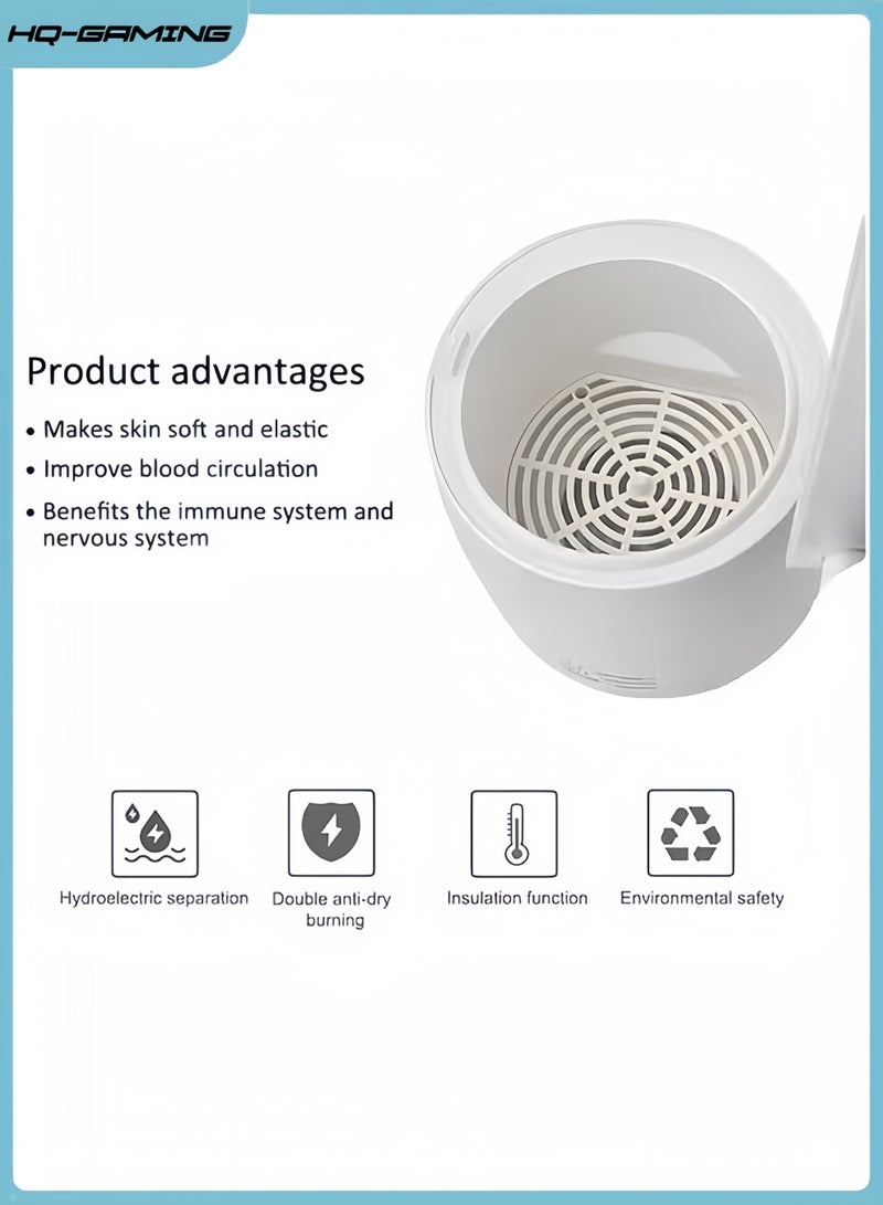 جهاز بخار ساونا محمول، 1.5 لتر، 850 واط، مولد بخار ساونا، جهاز تبخير مقاوم للانفجار، مناسب للاستحمام المنزلي، استرخاء الجسم، تجميل الوجه - Image 4