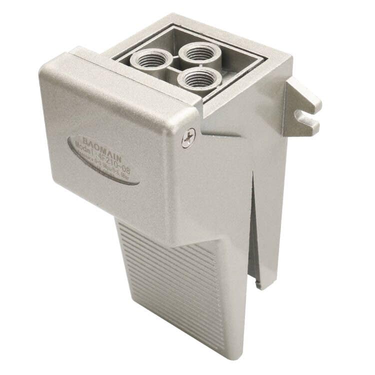 Baomain Pneumatic Foot Pedal Valve 1/4”PT 4F210-08 Foot Operated 5 Way 2 Position Direct Acting - Image 2
