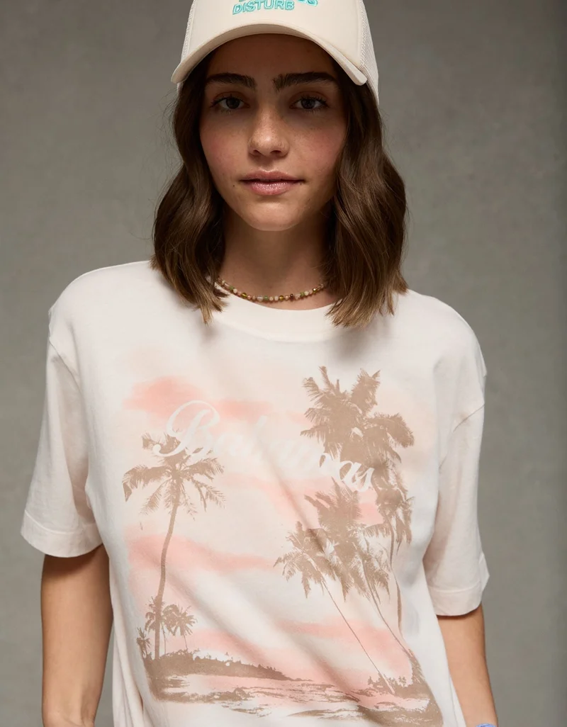AE Boxy Bahamas Graphic T-Shirt