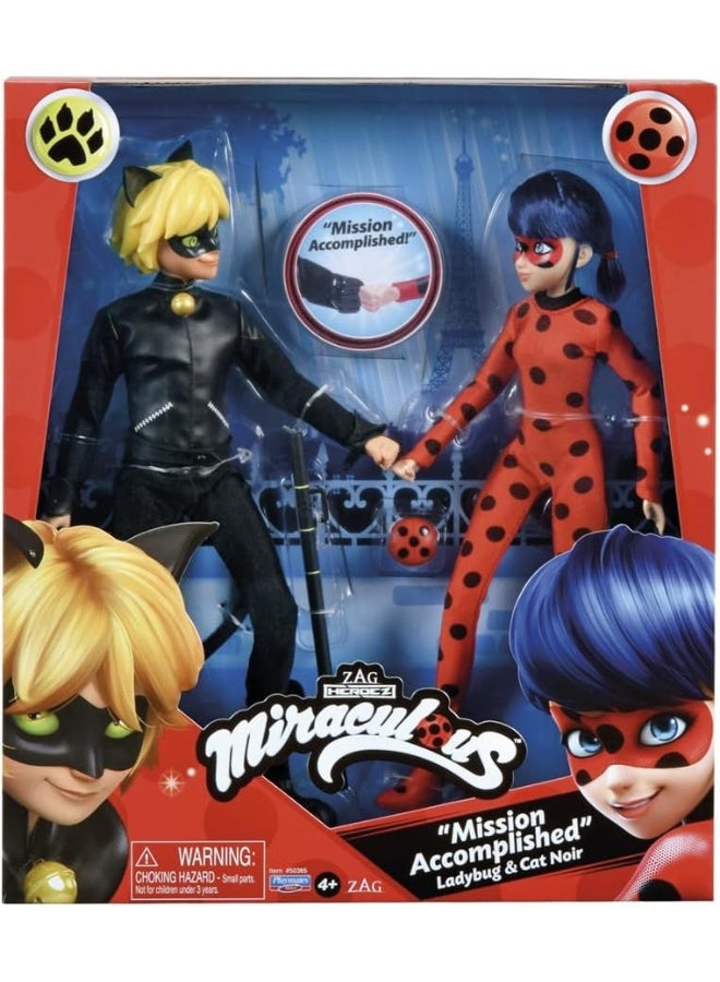 Miraculous معجزات: حكايات ليدي باغ وكت نوار - دمية أزياء 2 قطع - Image 1