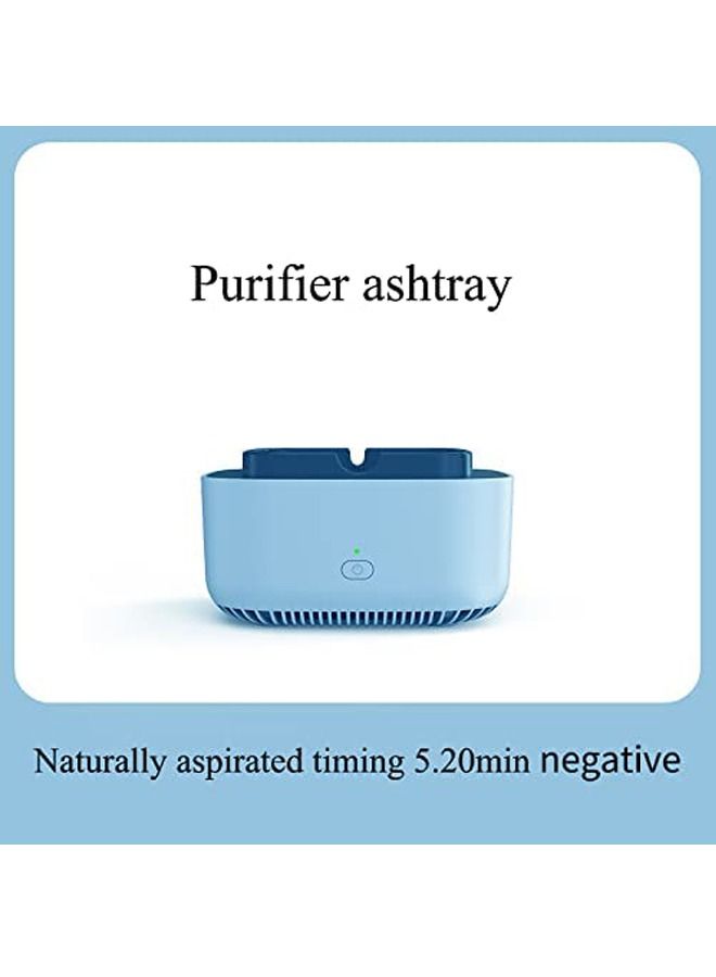 DUNISO Self extinguishing Ashtray 2 in 1 with Air Purifier Multifunctional  Ashtray Usb Rechargeable Ash Tray Electronic Ashtray with Filter for Outdoor Home Office Indoor Decoration - Image 4