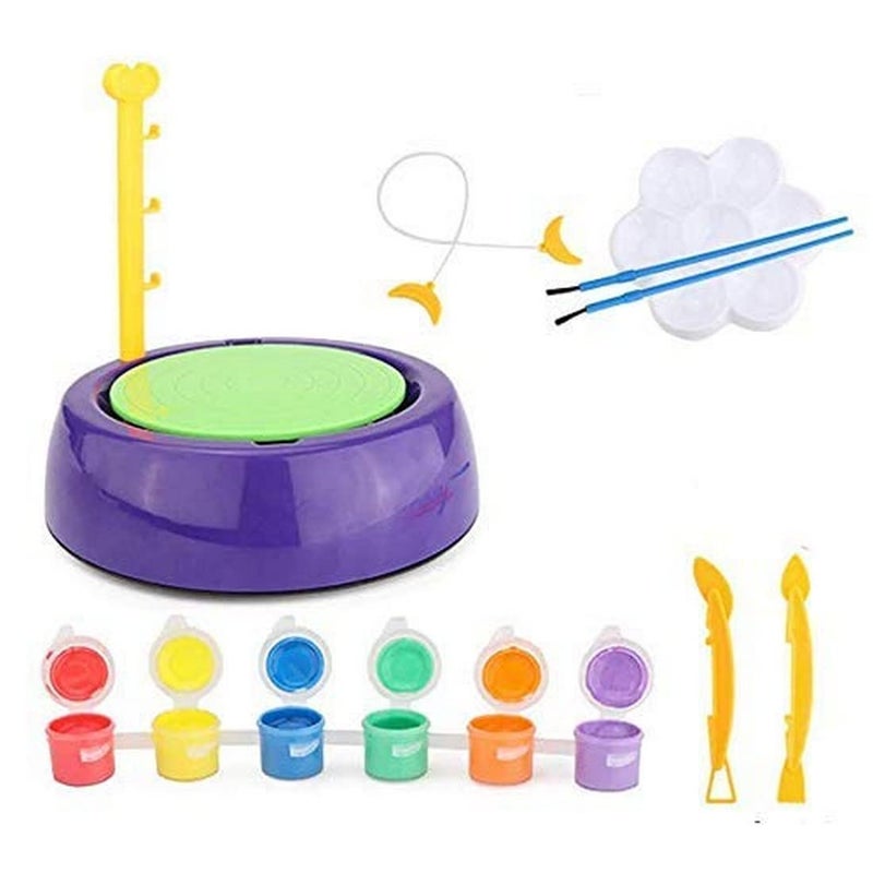 Mkv store Mkv store Pottery Wheel Set for KidsPottery Wheel for Kids with Clay Pottery Wheel GamePottery SetPottery Set for Kids Multi 