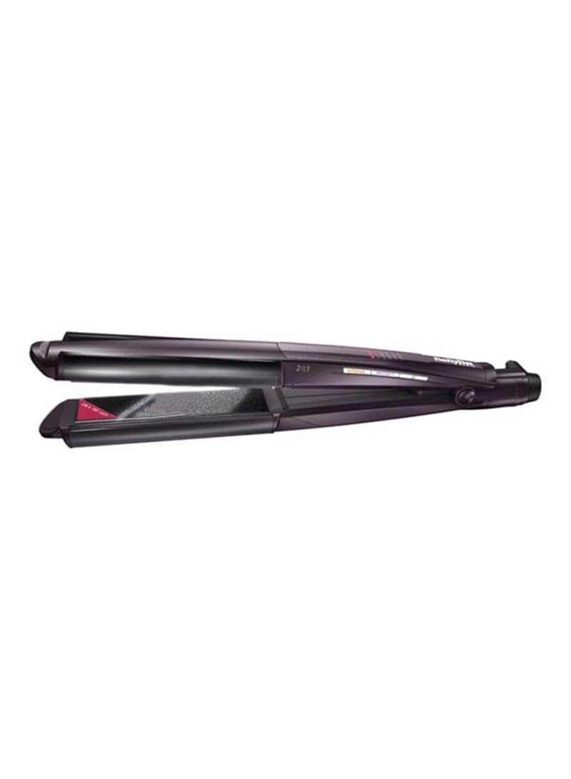 BaByliss Hair Straightener wet & Dry Straight | Dual-function Straightening And Curling | Advanced Heat Technology With Quick Heat-up Time | Long-lasting Results & Salon-quality Styling | ST330SDE Black - Image 2