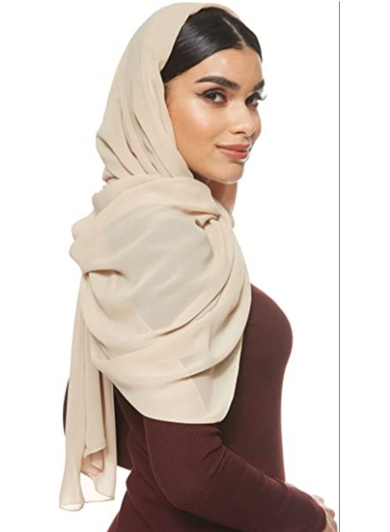 شال حجاب شيفون - Image 3