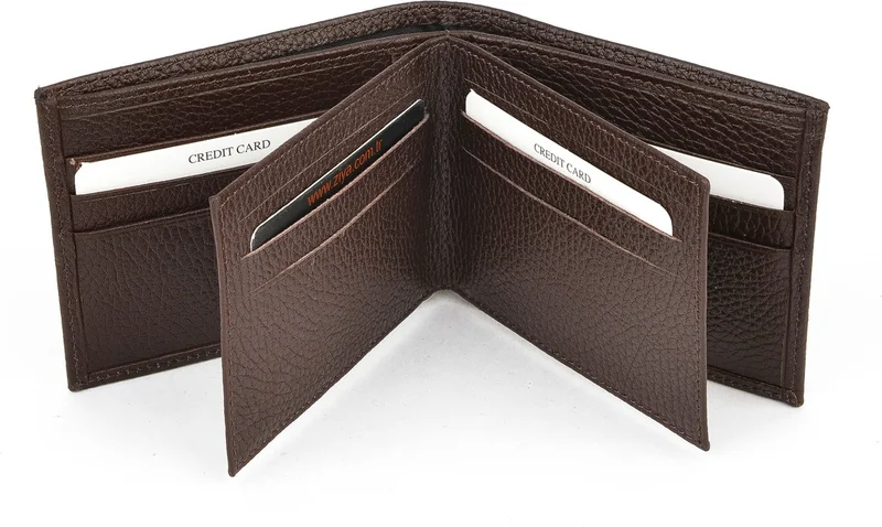 زيا Men's Leather Wallet 1519841ZYK02 Brown