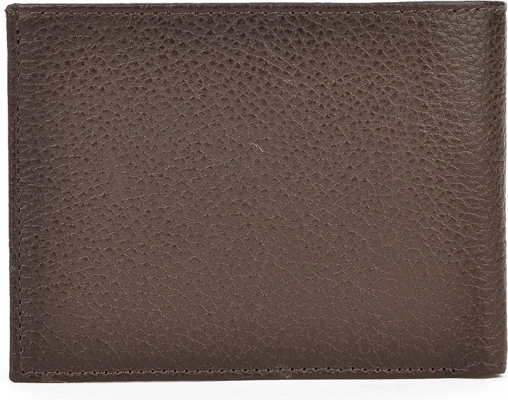 زيا Men's Leather Wallet 1519841ZYK02 Brown