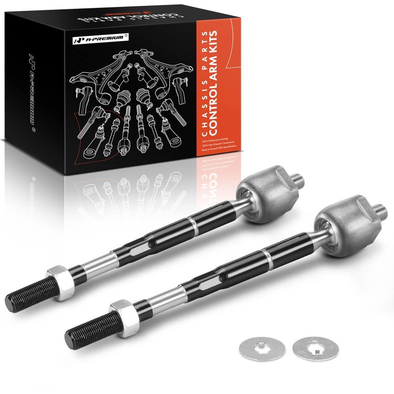 A-Premium APremium 2 x Front Inner Tie Rod Ends Compatible with Toyota Tacoma 20052023