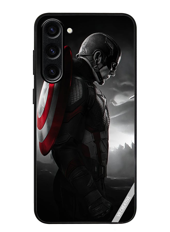 VR CREATIVE Protective Case Cover For Samsung Galaxy S23 FE Captain America Design Multicolour - Image 1