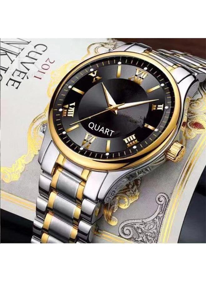 GELESE Counter Automatic Movement Watch Men's Calendar Luminous Waterproof Ultra-thin Non-mechanical Watch Steel Domestic Watch Men 