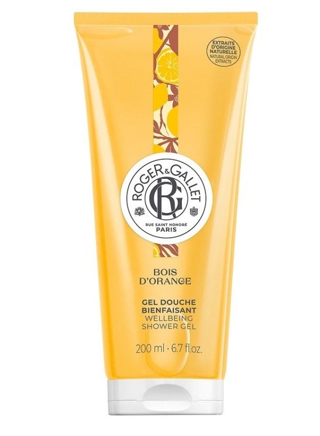 ROGER & GALLET Roger&Gallet Bois D'Orange Wellbeing Shower Gel 200ml - Image 1