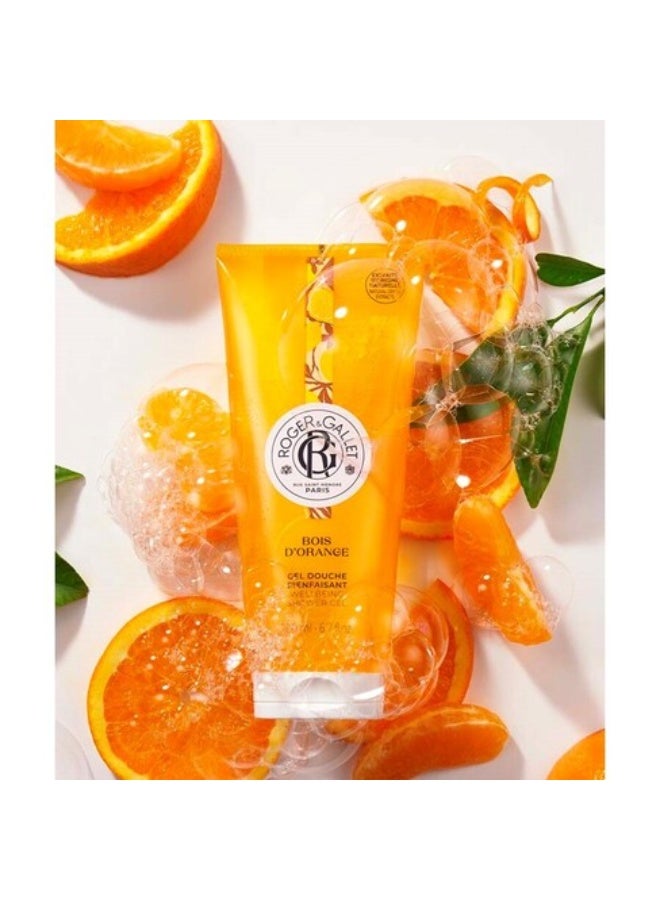 ROGER & GALLET Roger&Gallet Bois D'Orange Wellbeing Shower Gel 200ml - Image 2