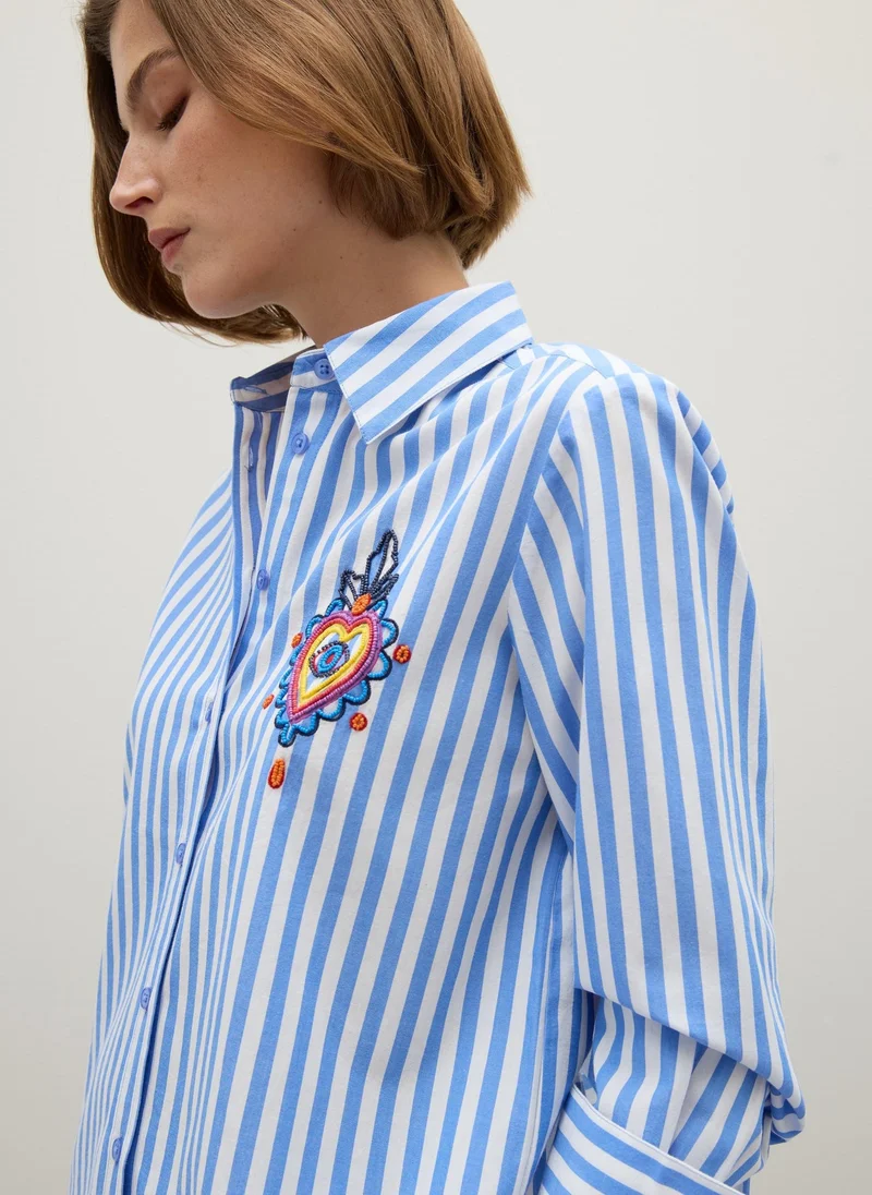 Ovs OVS Multicolour Pure Cotton Regular Fit Shirt