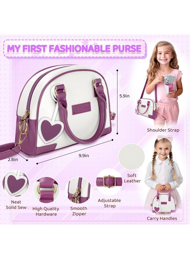 INNOCHEER حقيبة إنوشير للفتيات الصغيرات، حقيبة ألعاب للأطفال مع مكياج تظاهري، حقيبة لعب للفتيات الصغيرات، حقيبة تظاهر للأطفال، هدايا عيد الميلاد والأميرة للفتيات من 3 إلى 8 سنوات - Image 2