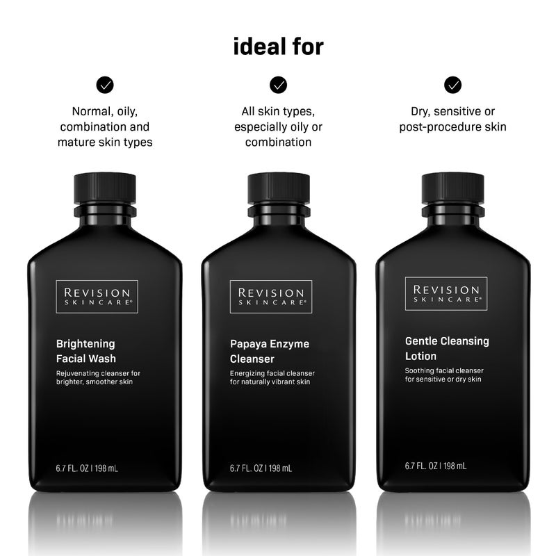 Revision Skincare Papaya Enzyme Cleanser, Energizing Facial Cleanser with Salicylic Acid, Soothing and Exfoliating, 3.4 fl oz - Image 5