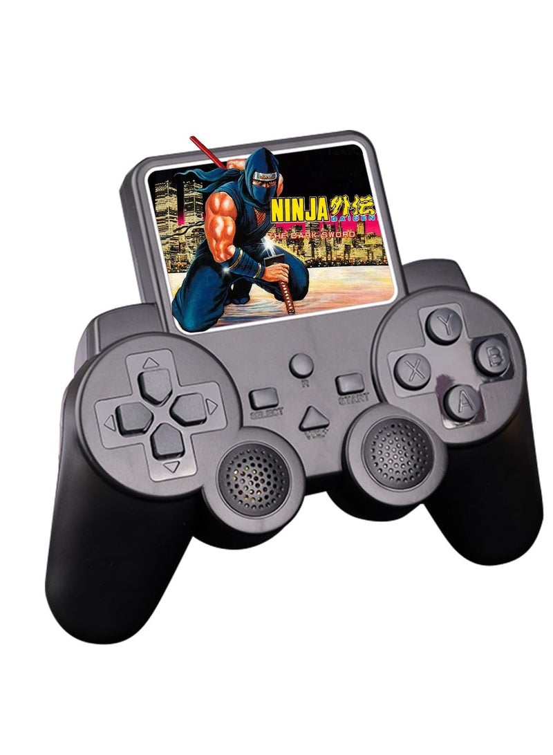 SYOSI Classic Retro Games Handheld Gamepad Game Console - 2.5 inch Screen Rechargeable AV TV Out 2 Player Gamepad (Black) - Image 1