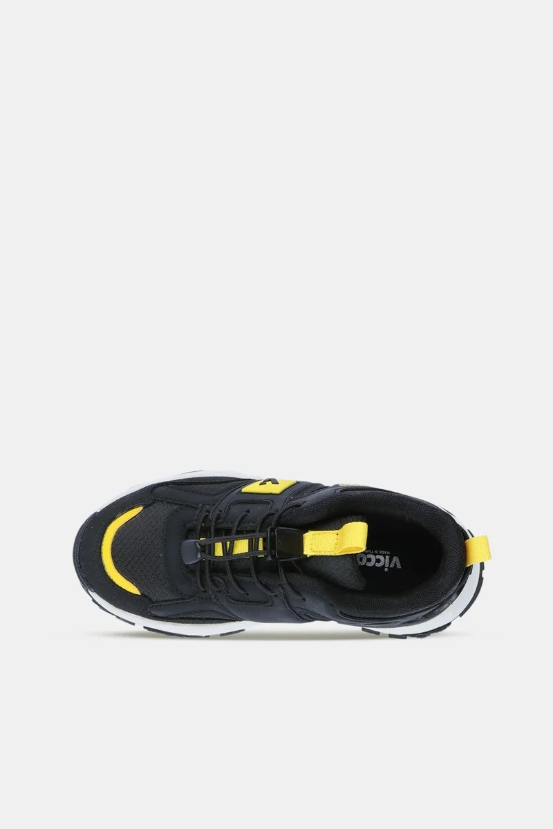 VICCO Cobalt Lightweight Boys Preschool Black Sneakers