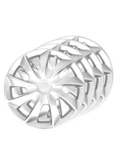 Pistol 14 Inch Wheel Cover Cap for All Vehicles with Rim Size 14 Inch - Silver - Set of 4 Pcs WJ-5084-A-14  - Image 2
