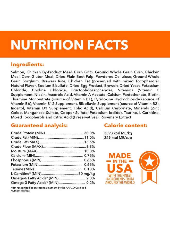 Iams Proactive Health Adult Indoor Weight & Hairball Care Dry Cat Food With Salmon, 7 Lb. Bag - Image 5