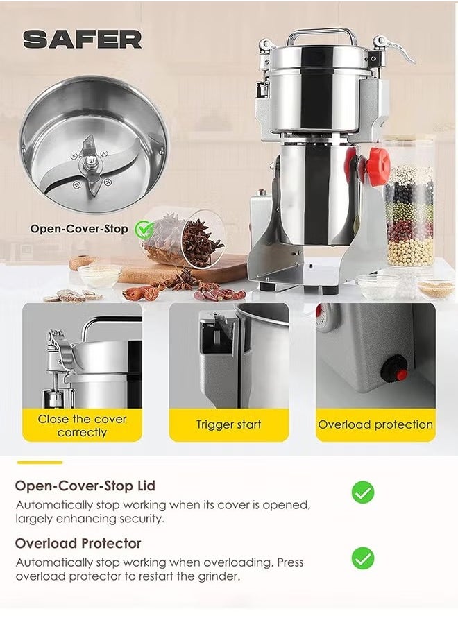 Cady One - Stainless steel electric coffee and grain grinder 800 grams - Image 1