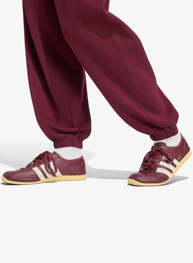 Adidas Originals MAROON Essential Loose Fleece Joggers for Women | Best Price UAE