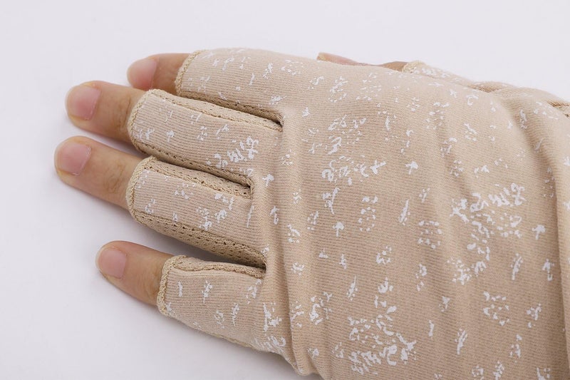 Ylucky Lightweight Summer Fingerless Gloves Men Women UV Sun Protection Driving Cotton Gloves Nonslip Touchscreen Gloves - Image 5