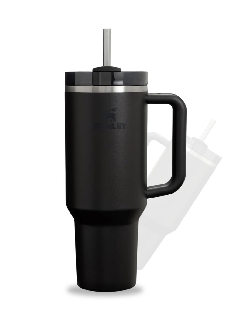 Stanley Stanley Quencher H2.0 FlowState Tumbler with Handle and Straw – 40 oz Stainless Steel Vacuum Insulated Cup, BPA-Free, 3-Position Lid, Cup Holder Friendly, for Water, Coffee, Smoothies & More –  (32x15x10cm) - Image 2