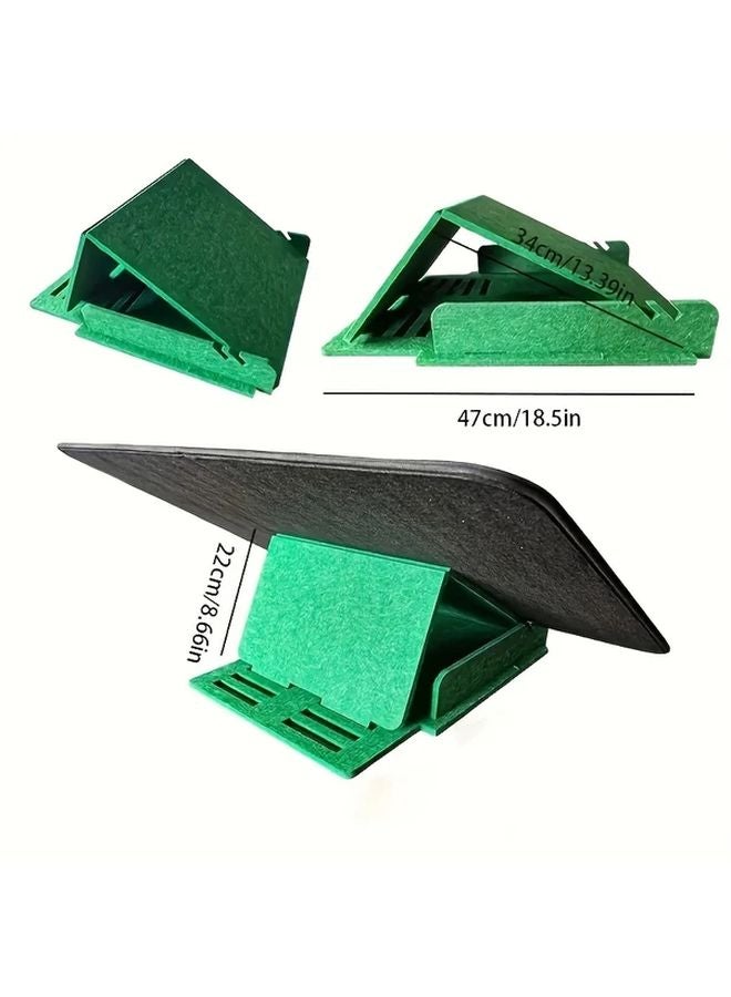 Foldable Jigsaw Puzzle Storage Tray With Adjustable Stand Color Black Lightweight Felt Board - Image 5