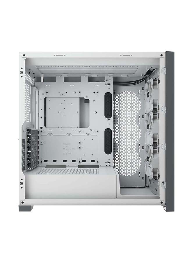 CORSAIR iCUE 5000X RGB Mid-Tower ATX PC Smart Case, Tempered Glass, 3x 120mm RGB Fans, Up to 360mm Radiator & 10x Fans Support, 2x USB 3.0, 1x USB-C 3.1, White | CC-9011213-WW White - Image 2