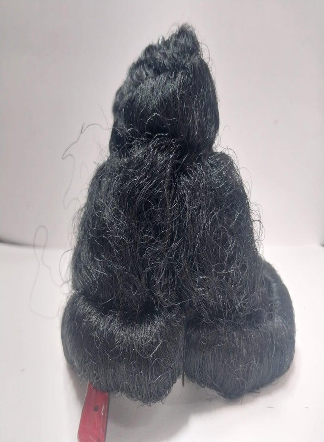 My God Gift Gopal Hair/Wig Sringar Hair/Laddu Gopal-Marble Krishna Idol Wig (Hair) According to Idol Size Variation No. (Variation 5) - Image 1