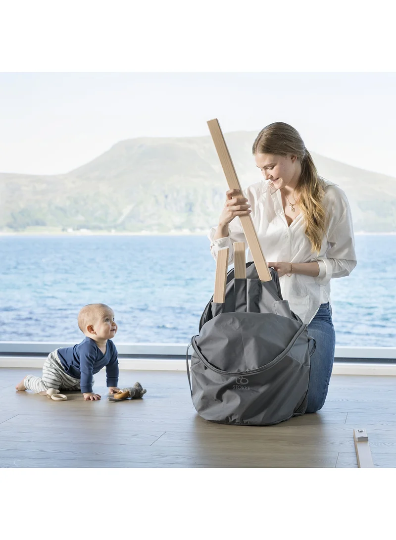 STOKKE Clikk High Chair Travel Bag, Greyessential For Travel And Storagecompatible With Clikk Baby High Chair100% Polyesterconvenient, Spacious Interior With Hands - Free Carry Handle